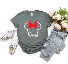 Nana Grandma Minnie Unisex T-shirts, Disney Nana Tee, Minnie Grandma  T-shirt, Disney Vacation Shirts