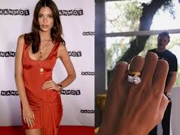These celebrity engagement rings prove a diamond, if not a marriage, is forever. Double Take How To Copy Emily Ratajkowski S Pear Princess Cut Diamond Engagement Ring Style