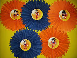 Rosetones De Dragon Ball Personalizados Con Nombre Del Cumpleanero Fiesta Del Dragon Pinata De Goku Fiesta De Goku
