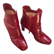 Maybe you would like to learn more about one of these? Christian Louboutin Red Patent Leather Ankle Boots From Vestiaire Collective Accuweather Shop
