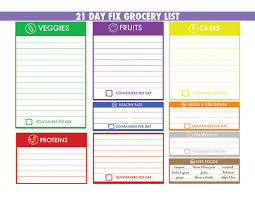 3 steps for successful 21 day fix meal planning the