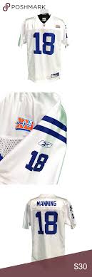 In super bowl 50, peyton manning now has 2 super bowl rings. Sold Manning Colts Super Bowl Reebok Youth Xl Colts Super Bowl Super Bowl Outfit Super Bowl