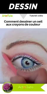 Comment Dessiner Un Oeil Aux Crayons De Couleur En 2020 Yeux Dessin Comment Dessiner Un Oeil Comment Dessiner