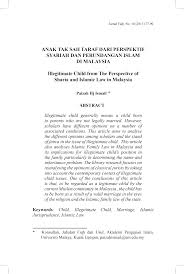 Doc anak tak sah taraf dari persepektif islam yuz zaaba27 academia edu. Https Fiqh Um Edu My Article Download 4312 2633