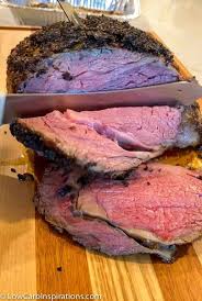 Prime rib coated in dijon mustard and plenty of rosemary will have you staying in for an elegant meal instead of going out to a fancy restaurant. Best Prime Rib Recipe For The Holidays Low Carb Inspirations