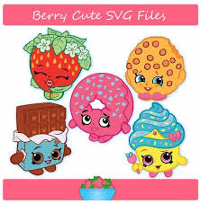 Shopkins Set Svg File Temas Para Fiestas