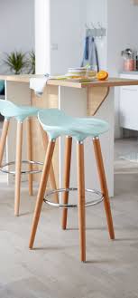 Jade Tabouret Tabouret De Bar Bleu Avec Pieds En Hetre Massif Alinea Tabouret De Bar Tabouret Chaise Bar