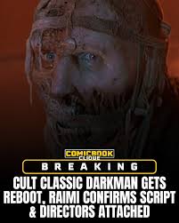 🚨A new #Darkman movie is reportedly in the works, with Brian Netto & Adam  Schindler (Don't Move) attached to direct. Sam Raimi, who created the  character and directed the OG film, says