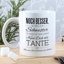 Tasse Zum Dank An Ihre Schwester