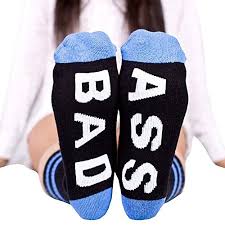 You don't need to be a knitter at all, though if you are, it will be familiar right away. Outgobuy Unisex Ribbed Knit Half Crew Socks With Fuck Off Embroidery Swear Word Curse Printed Fuck Off Socks M D Bad Ass Sky Blue Buy Online In China At China Desertcart Com Productid 52690617