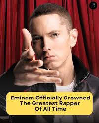 In a public vote, Eminem has been voted the Greatest Rapper of All Time 👏🎤
