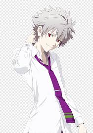 Did you get the joke? Kaworu Nagisa Neon Genesis Evangelion Shinji Ikari Raising Project Anime Anime Purple Black Hair Png Pngegg