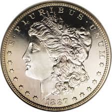 1887 Morgan Silver Dollar Coin Value