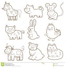 Color in these pages to make them as colorful as these animals make our lives. Domestic Animals Pictures For Colouring Coloring Pages