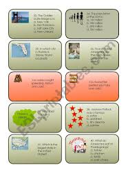 That statistic breaks down to five homicides per 100,000 in population that year. Trivia Card Game United States 3 3 Esl Worksheet By Lyssipus