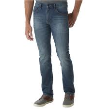 Wrangler Mens Faded Slim Fit Jeans