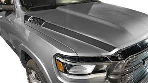 2019 2020 2021 Dodge Ram 1500 Hood Side Stripes Vinyl Graphics Stripes Decals Kit Fits Tradesman Big Horn Lone Star Laramie Laramie Longhorn Limited Dodge Ram 1500 Ram 1500 Dodge Ram