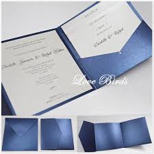 Plan to make at the least: Navy Blue Shimmer Paper Square Pocket Wedding Invitation Card Lb9 Square Wedding Invitations Make Your Own Wedding Invitations Wedding Invitation Envelopes Diy