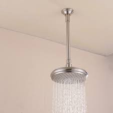 North American Standard Ceiling Mounted Extension Shower Arm For Rainfall Shower Head 12 Length X 0 7 Diameter Straight Sh Shower Arm Ceiling Shower