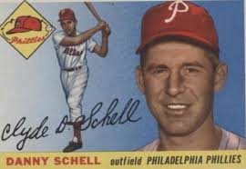1955 Topps Baseball Danny Schell #79 Philadelphia Phillies