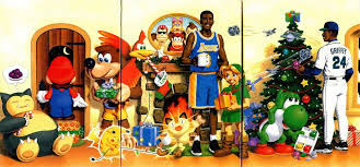 Ornament boston cannons christmas ornament. Rip Kobe Bryant This Was An Official Nintendo Christmas Card From 98 Mamba Forever Casualnintendo