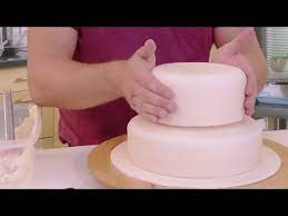 Stacking A Two Tiered Cake Youtube