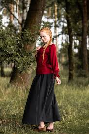 Medieval Blouse Edith Red