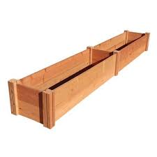 Cedar raised garden bed can easily create a spacious garden. Found It At Wayfair 8 Ft X 1 Ft Redwood Raised Garden Cedar Raised Garden Raised Garden Wood Planters