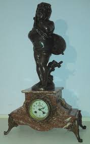 Www Didoulabrocante Com Ancienne Pendule Statue Sculpture La Cigale Auguste Moreau Mouvement De Paris Japy Pendule Statue Pendule Ancienne
