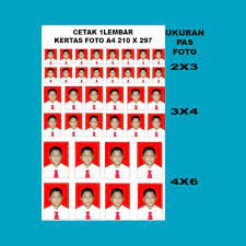 Lalu apabila dinyatakan dalam satuan pixel maka berukuran, 85 x 113 pixel atau 354 x 472 meskipun begitu, beberapa jasa cetak foto ternyata menggunakan ukuran yang agak lebih kecil yaitu 2,79 x 3,81 cm. Paket Cetak Pas Foto Ukuran 2x3 3x4 4x6 Shopee Indonesia
