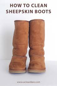 How To Clean Sheepskin Boots And Slippers In 2020 Sheepskin Boots Cleaning Ugg Boots Boots