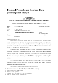 Doc Proposal Permohonan Bantuan Dana Pembangunan Masjid Al Istiqomah Engkus Kustiawan Academia Edu