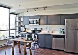 Kitchen Layouts 10 Single Wall Kitchen Inspirations One Wall Kitchen Kitchen Layout Grey Kitchen Cabinets