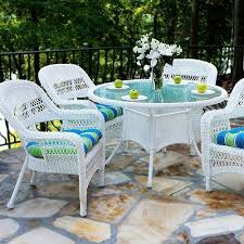 White Wicker Furniture White Rattan Furniture Beachfront Decor Wicker Dining Set White Wicker Patio Furniture Outdoor Wicker Furniture