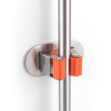 5% coupon applied at checkout save 5% with coupon. Stainless Steel Mop Holder Self Adhesive Wall Mounted Broom Rack Storage Hanger Clip Seamless Sticker Orange Kitchen Bathroom Storage Holders Racks Aliexpress