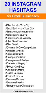 20 Instagram Hashtags For Your Small Business In 2021 Small Business Instagram Business Hashtags Small Business Social Media