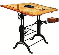 Old Drafting Table By Sinedexer Via Flickr Antique Drafting Table Vintage Drafting Table Drawing Table