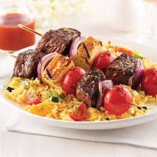 Brochettes De Filet Mignon Tomates Et Halloumi Clean Recipes Food Filet Mignon