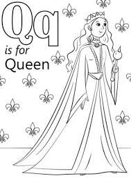 Letter Q Is For Queen Coloring Page From Letter Q Category Select From 26388 Printable Cra Preschool Coloring Pages Abc Coloring Pages Alphabet Coloring Pages