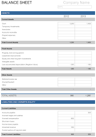 Daily cash balance sheet template. Balance Sheet Free Template For Excel