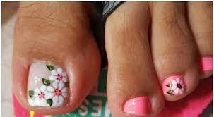 Uñas decoradas con flores rojas. Lindas Unas Decoradas Disenos De Unas Pies Unas De Pies Sencillas Arte De Unas De Pies