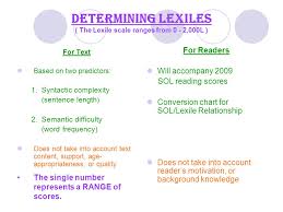 The Lexile Framework For Reading Why The Lexile Governor