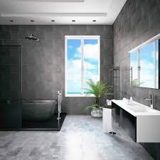 Picking exterior paint colors is scary for most homeowners. Gray Tile Bathroom What Color Should The Wall Be Inc 26 Photos Examples Home Decor Bliss