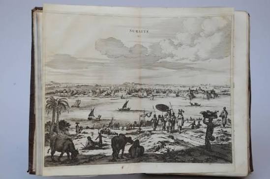 Sold at Auction: Philippus Baldaeus: boek 'Naauwkeurige beschryvinge van Malabar, Choromandel en Ceylon', 1672 (33x22