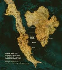 Late Cretaceous North America Ancient Maps Fantasy Map Historical Maps