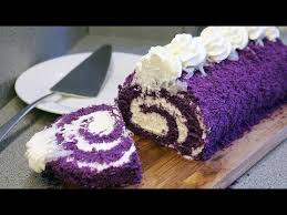Red Ribbon Ube N Cream Macapuno Roll Filipino Purple Yam Cooking With Kurt Steven Universe Youtube Cake Roll Recipes Cake Roll Ube Roll Cake Recipe
