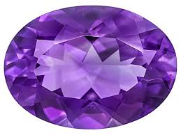 Amethyst With Needles 18x13mm Oval 11 00ct Myv062 In 2020 Amethyst Gems For Sale Gemstones For Sale