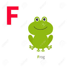 Illustration of alphabet for kids, letter f vector art, clipart and stock vectors. Letter F Frog Zoo Alphabet English Abc With Animals Education Cards For Kids Isolated White Background Flat Design Vector Illustration Royalty Free Cliparts Vectors And Stock Illustration Image 42922305