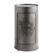 Table De Chevet Bidon En Metal Noir Maisons Du Monde Bout De Canape Bidon Metal Noir