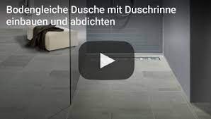 2 gefälle einplanen also 2 cm auf 1 m. Ebenerdige Dusche Bodengleich Einbauen Abdichten Fliesen